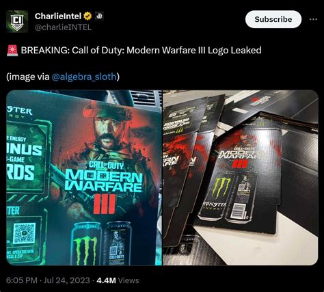 Here are all of the Modern Warfare 3 leaks and。